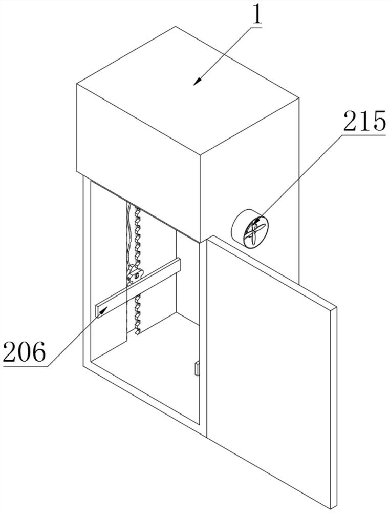 A ring network switch cabinet