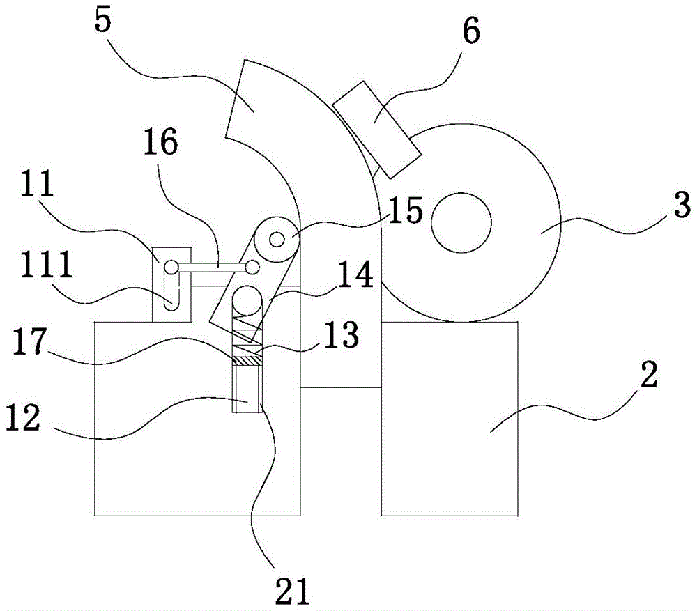 Bending machining device achieving stage grinding bending and clamping pressure control