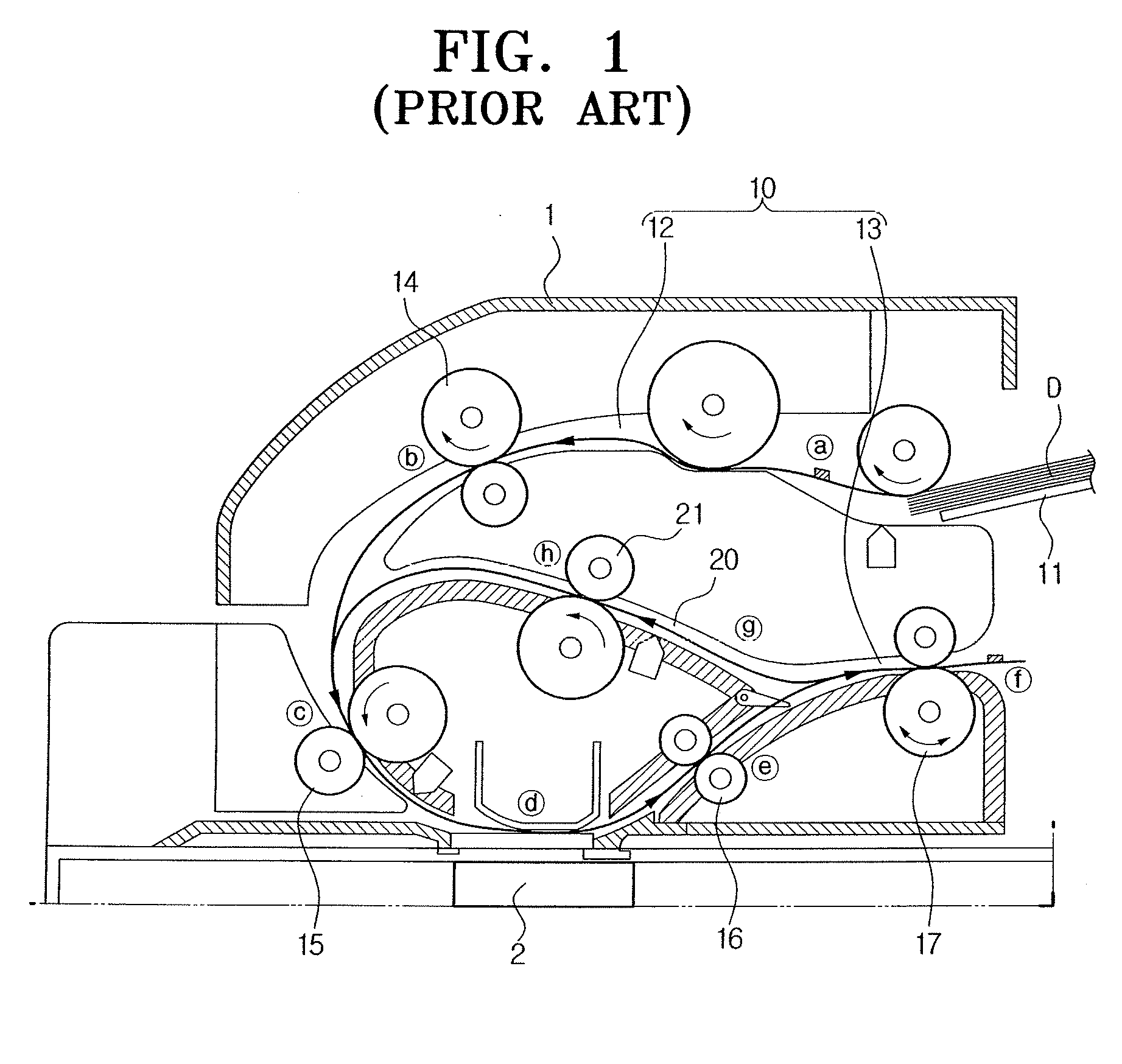 Automatic document feeder and image forming apparatus having the same