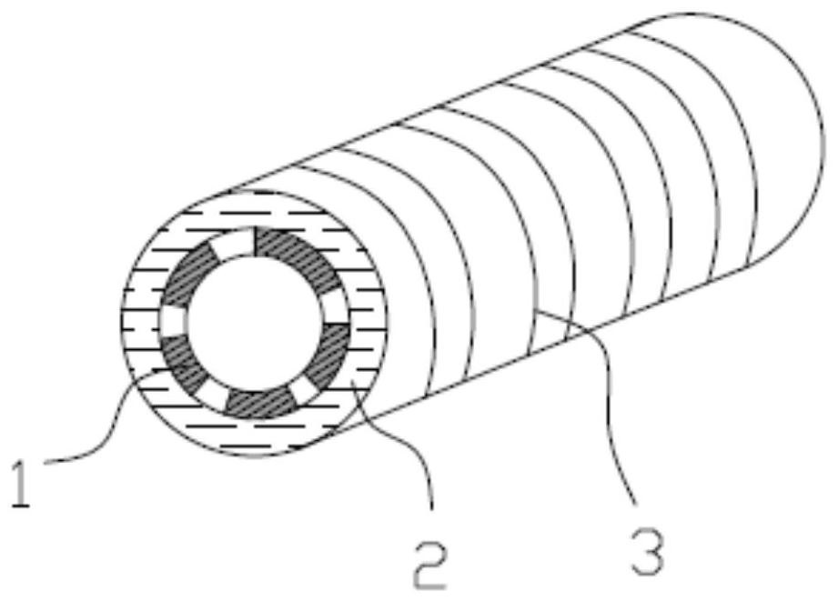 Composite tar guide structure and forming method thereof