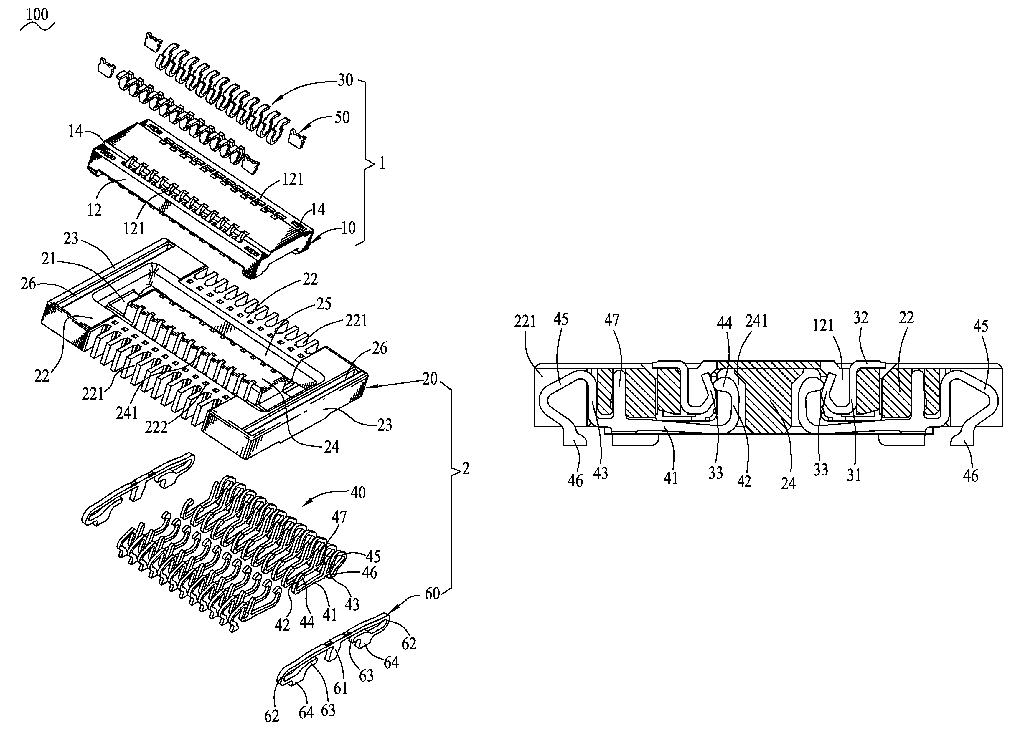 Board-to-board connector assembly