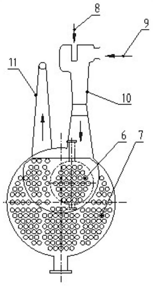 Multistage jet type air extractor used for steam turbine