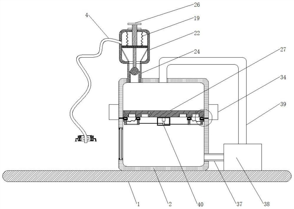 Drainage device used for medical oncology