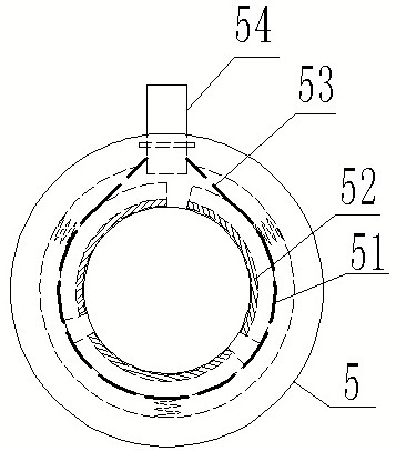 Circular-section frame column stirrup connecting structure and stirrup mounting method