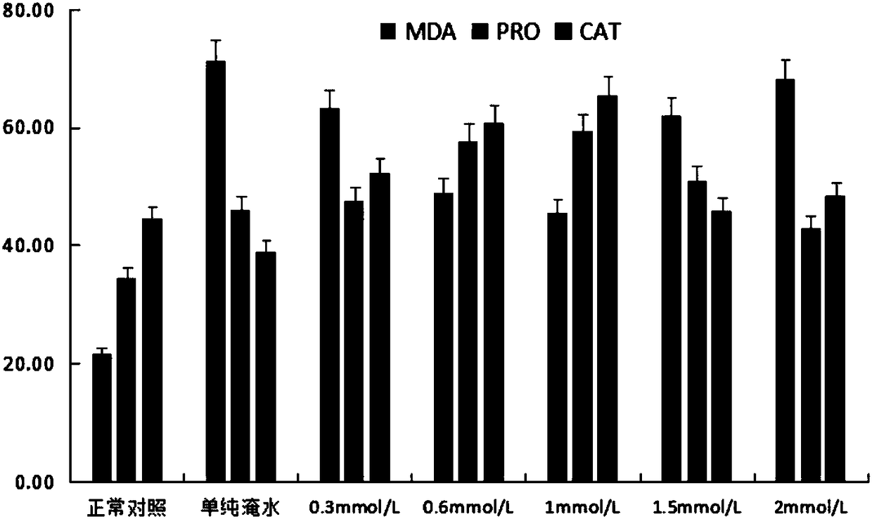 Application of methyl jasmonate in plant waterlogging resistance