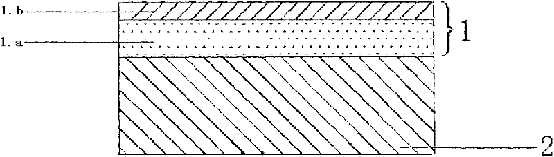 Excessive-plating prevention dual-layer thin film as well as preparation method and application thereof