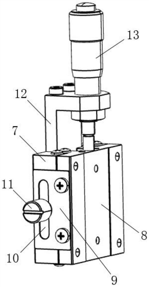 Gluing and pressing tool and method for rectangular prism