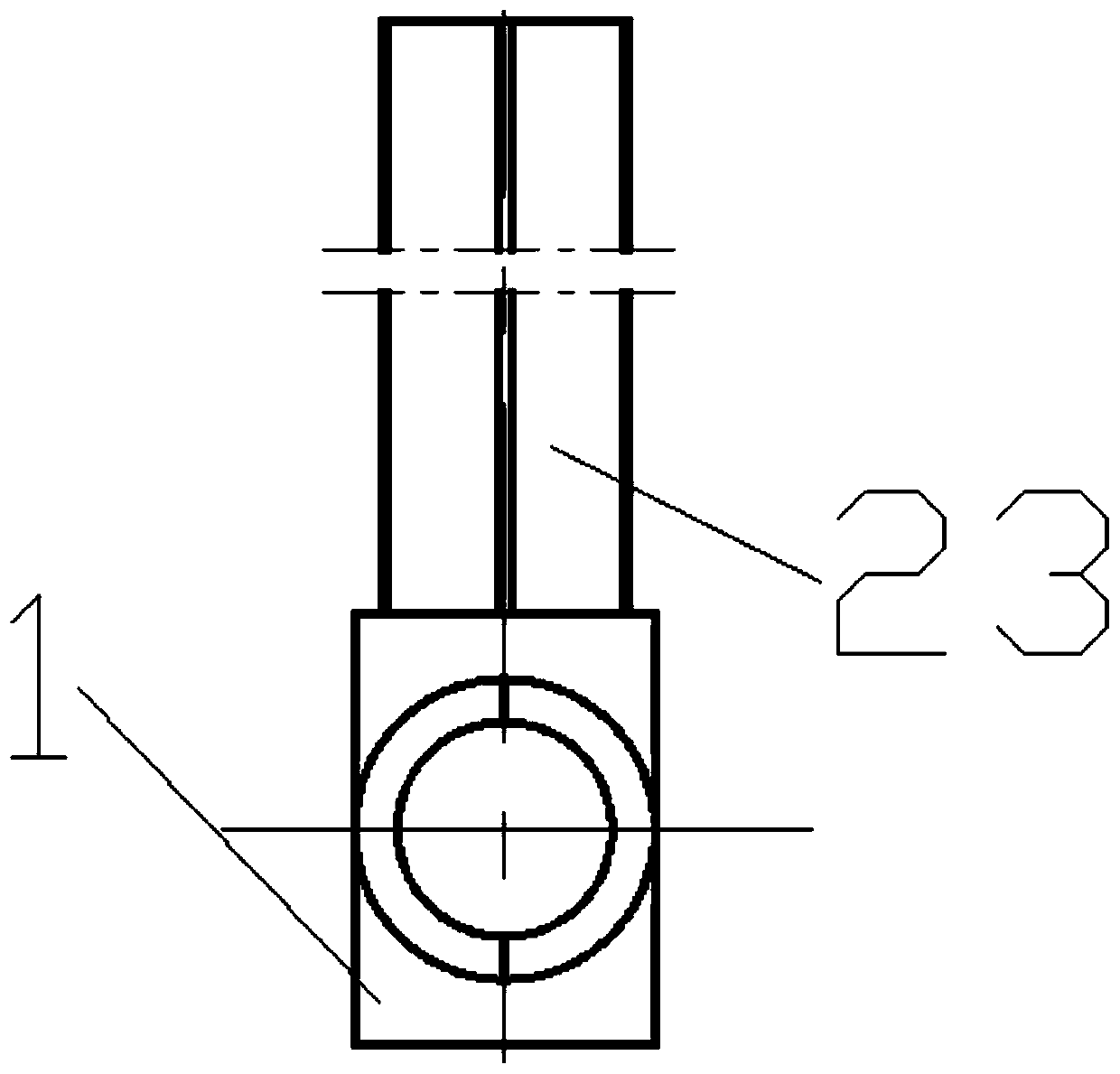 Mechanical type blister nail nailing machine