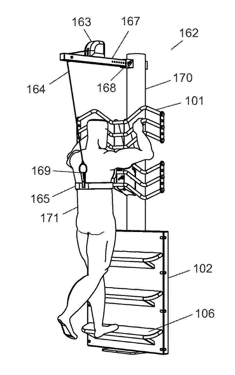 Neuromuscular Activation Vertical Exercise Device and Method