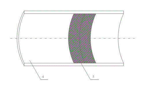 Method and device for strengthening inner wall of middle-small diameter long tube through laser shot blasting