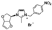Isosorbide-monimidazole salt compound and preparation method thereof
