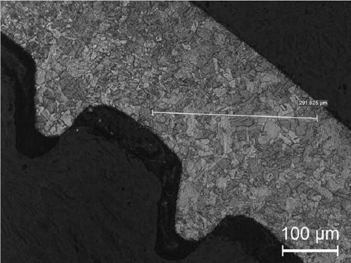 Copper alloy metallographic corrosion solution and corrosion method thereof