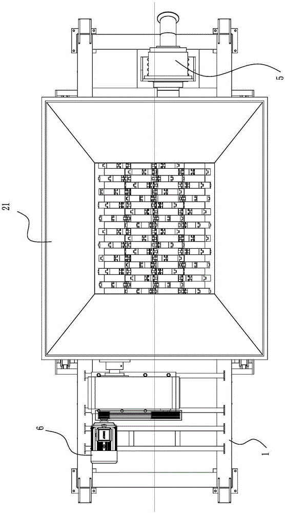 Garbage tearing crushing machine