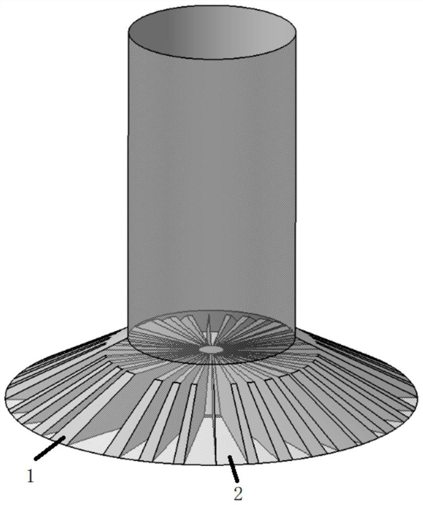 A low re number uniform air supply device