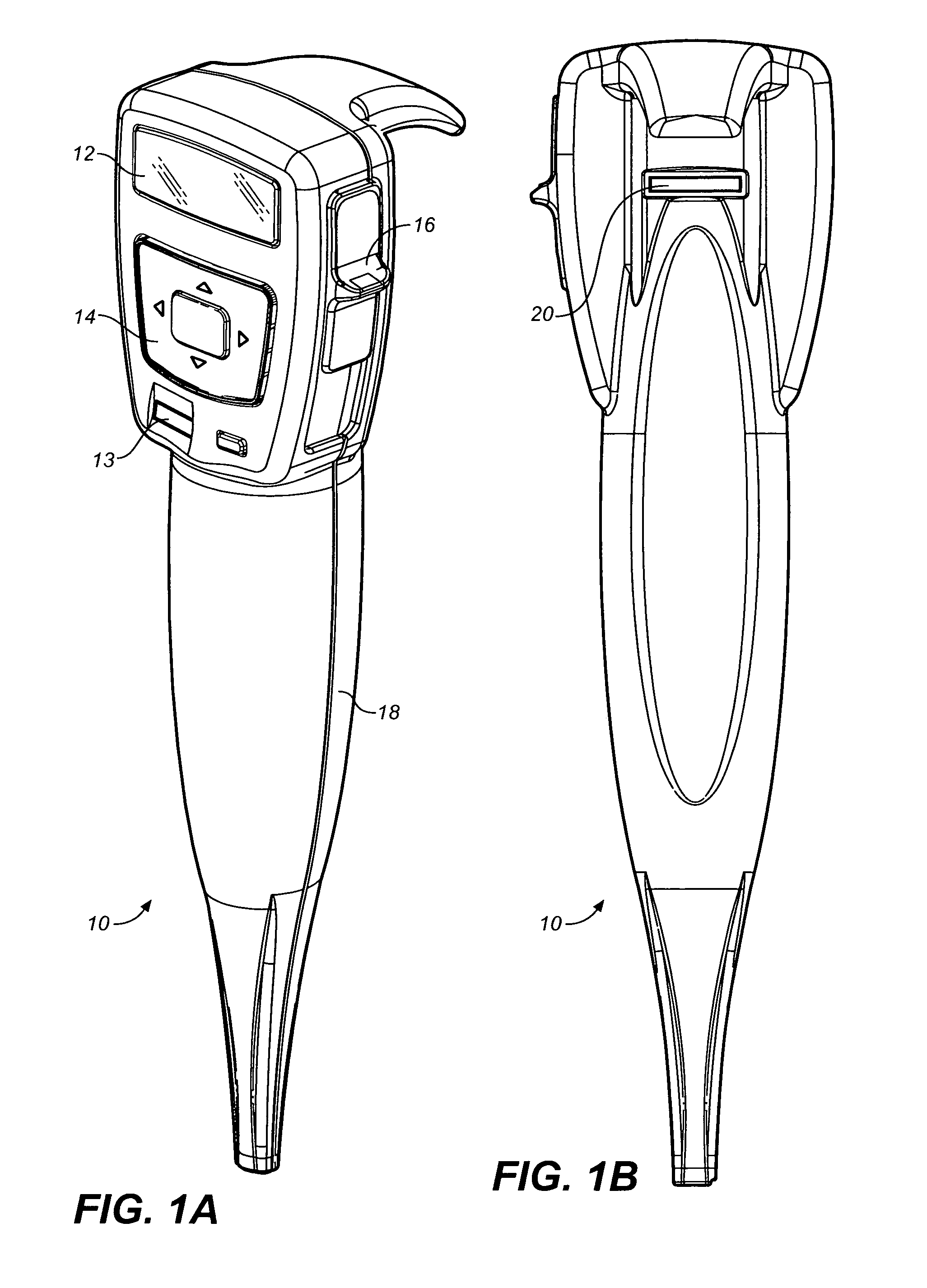 Drug dispensing device with flexible push rod