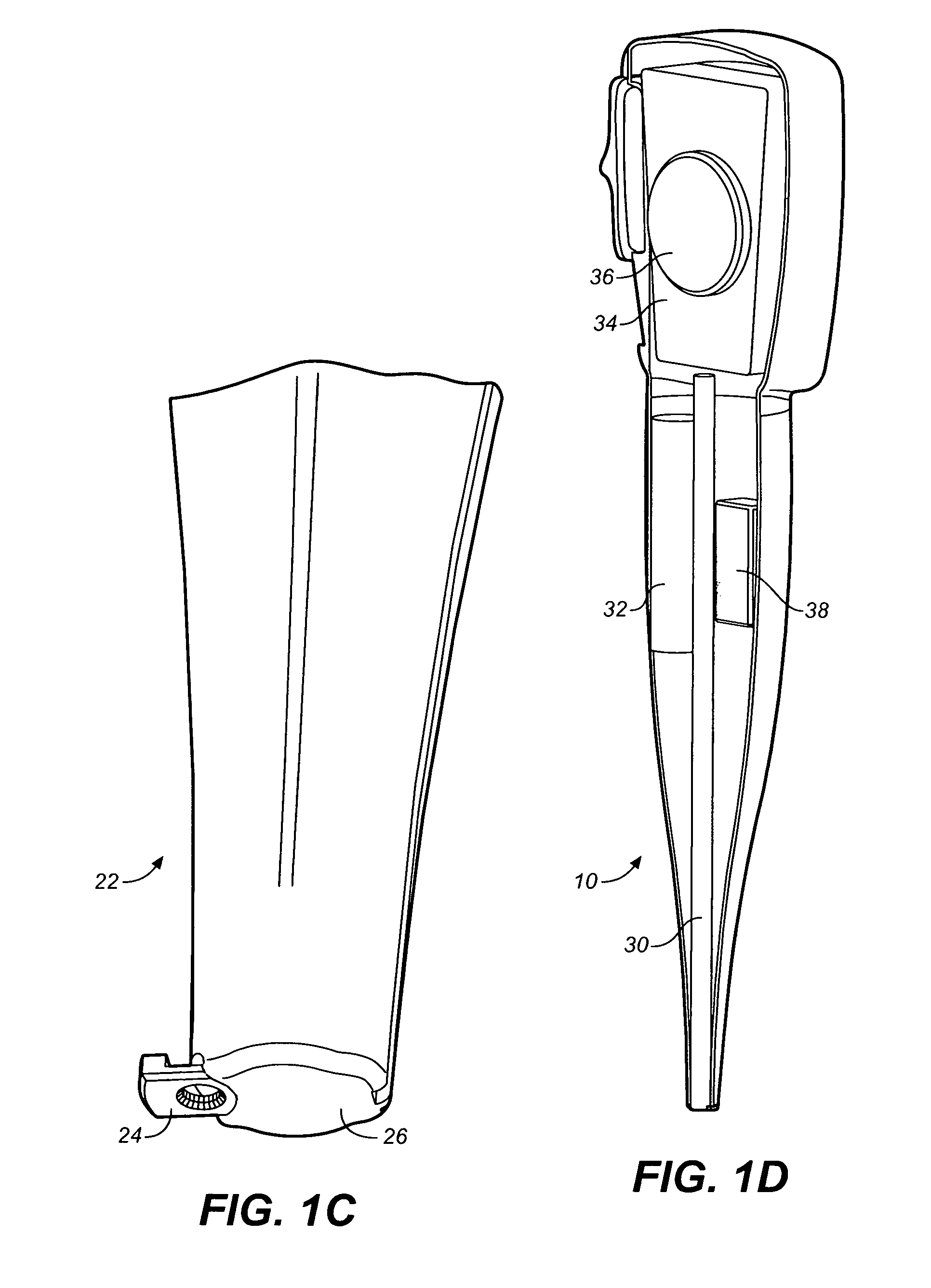 Drug dispensing device with flexible push rod