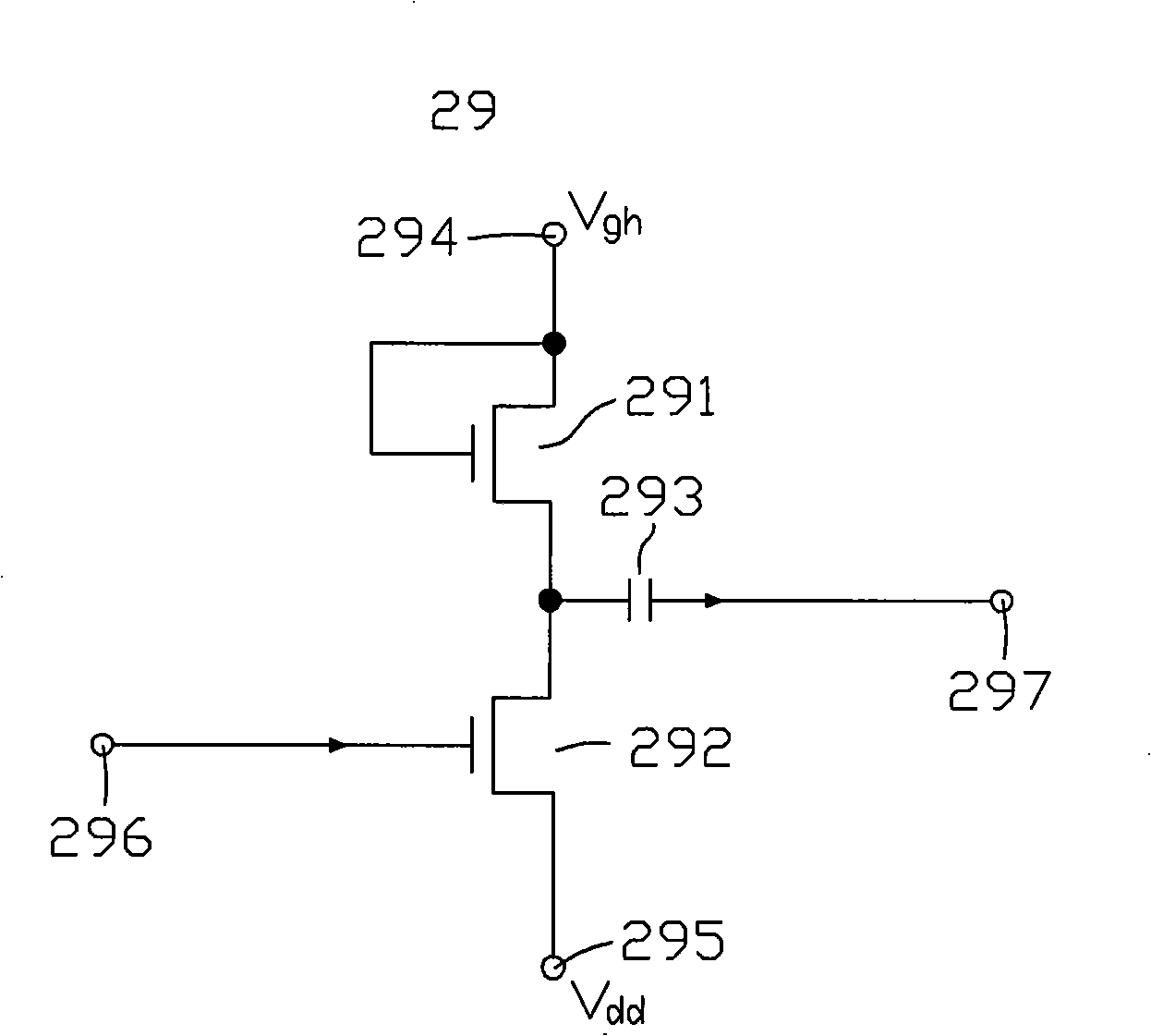 LCD device and its public voltage drive method