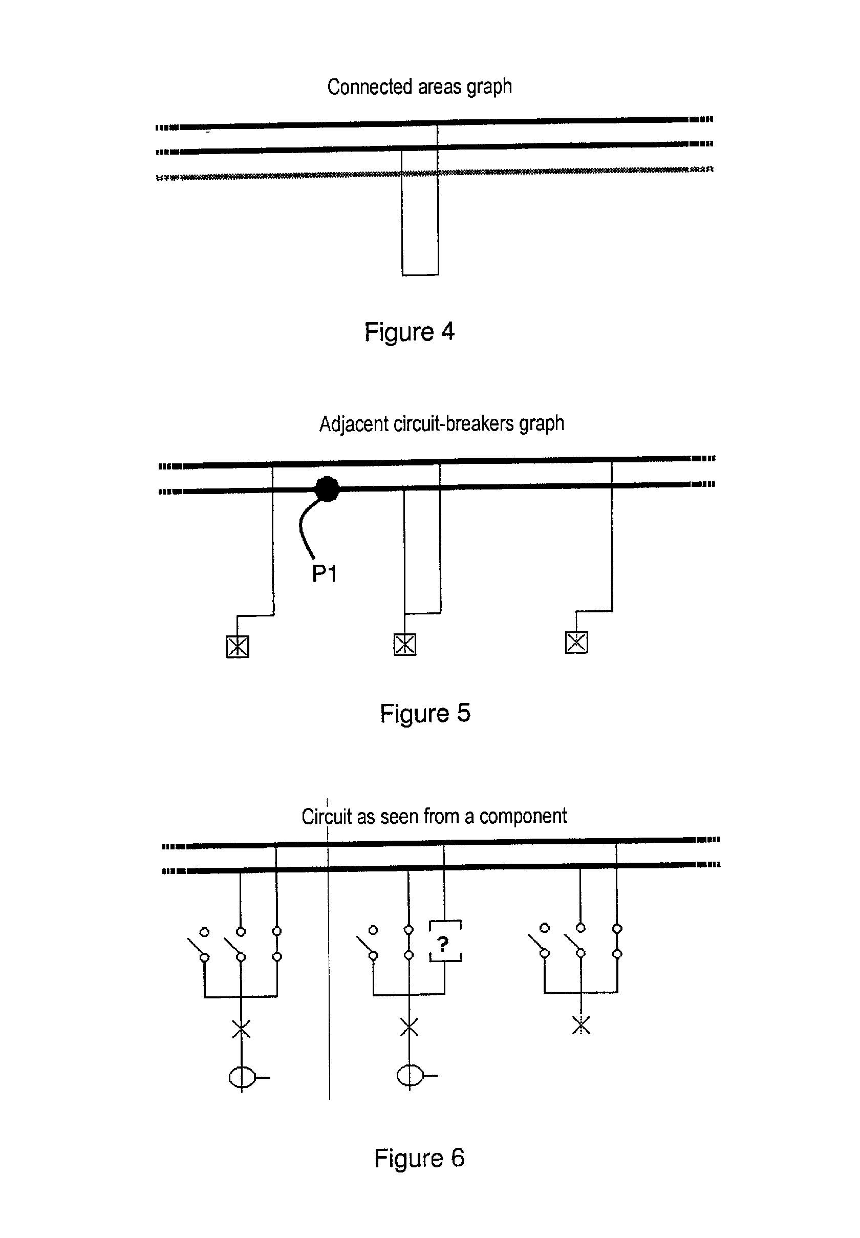 Process for initializing and updating the topology of a high-voltage or medium-voltage electrical power station