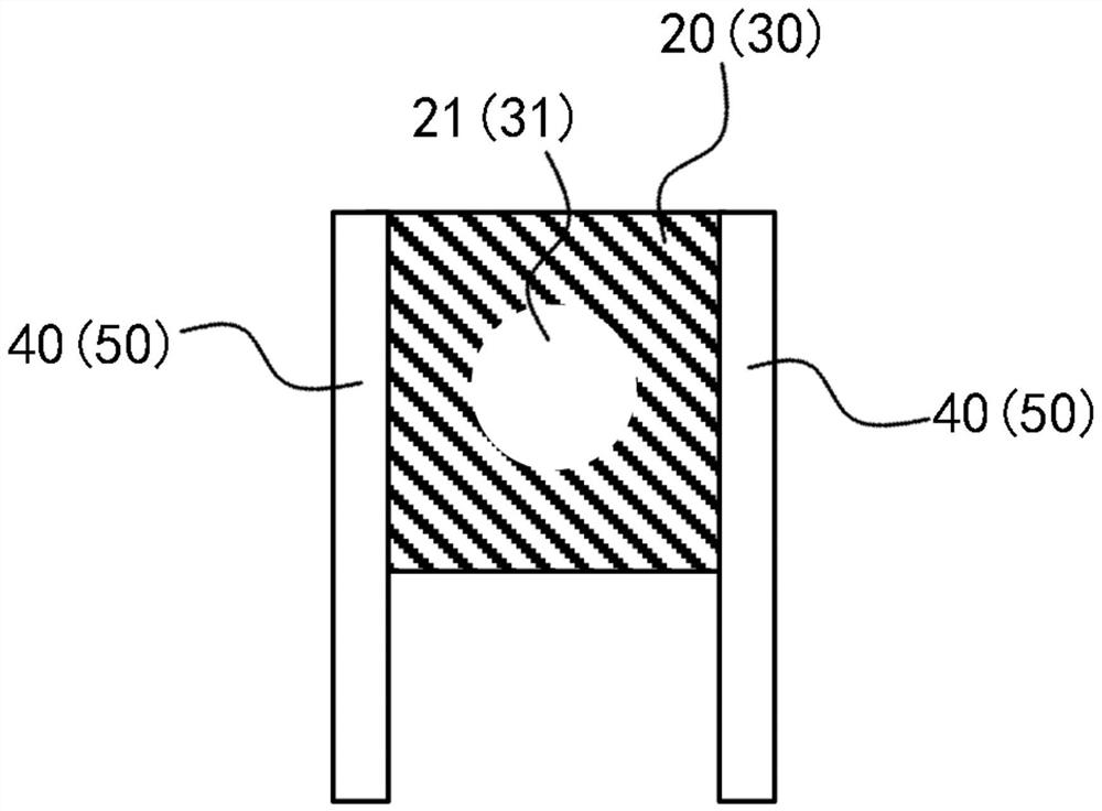 Sandwich structure testing assembly for wind power blade and transverse tensile strength testing method