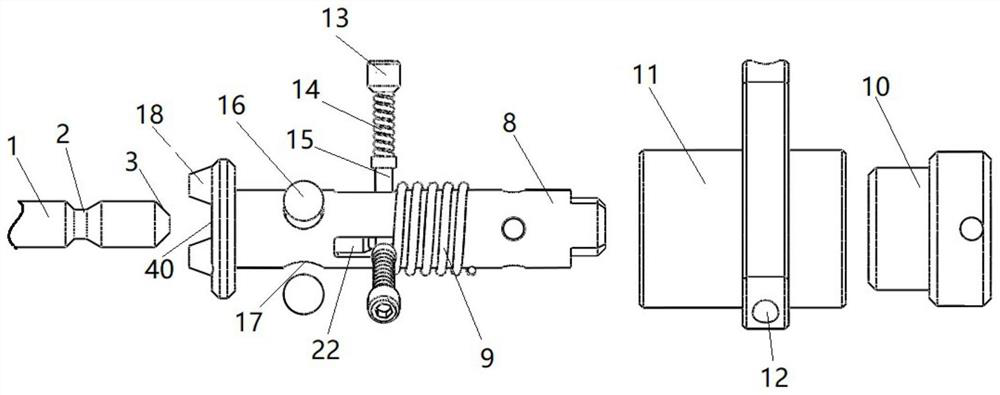 Guider with quick mounting and locking device and surgical robot