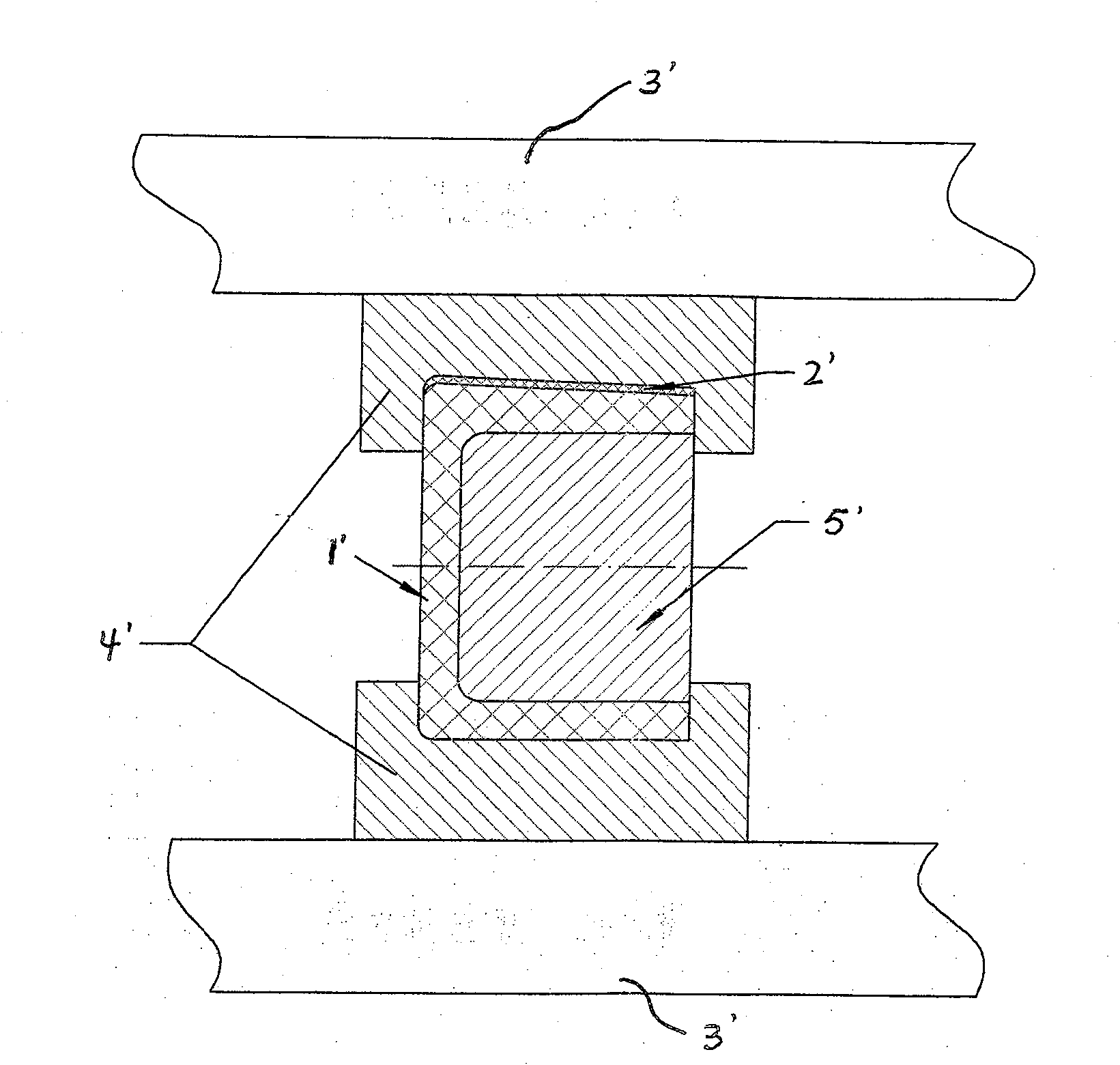 Composite shuttle for loom and production thereof