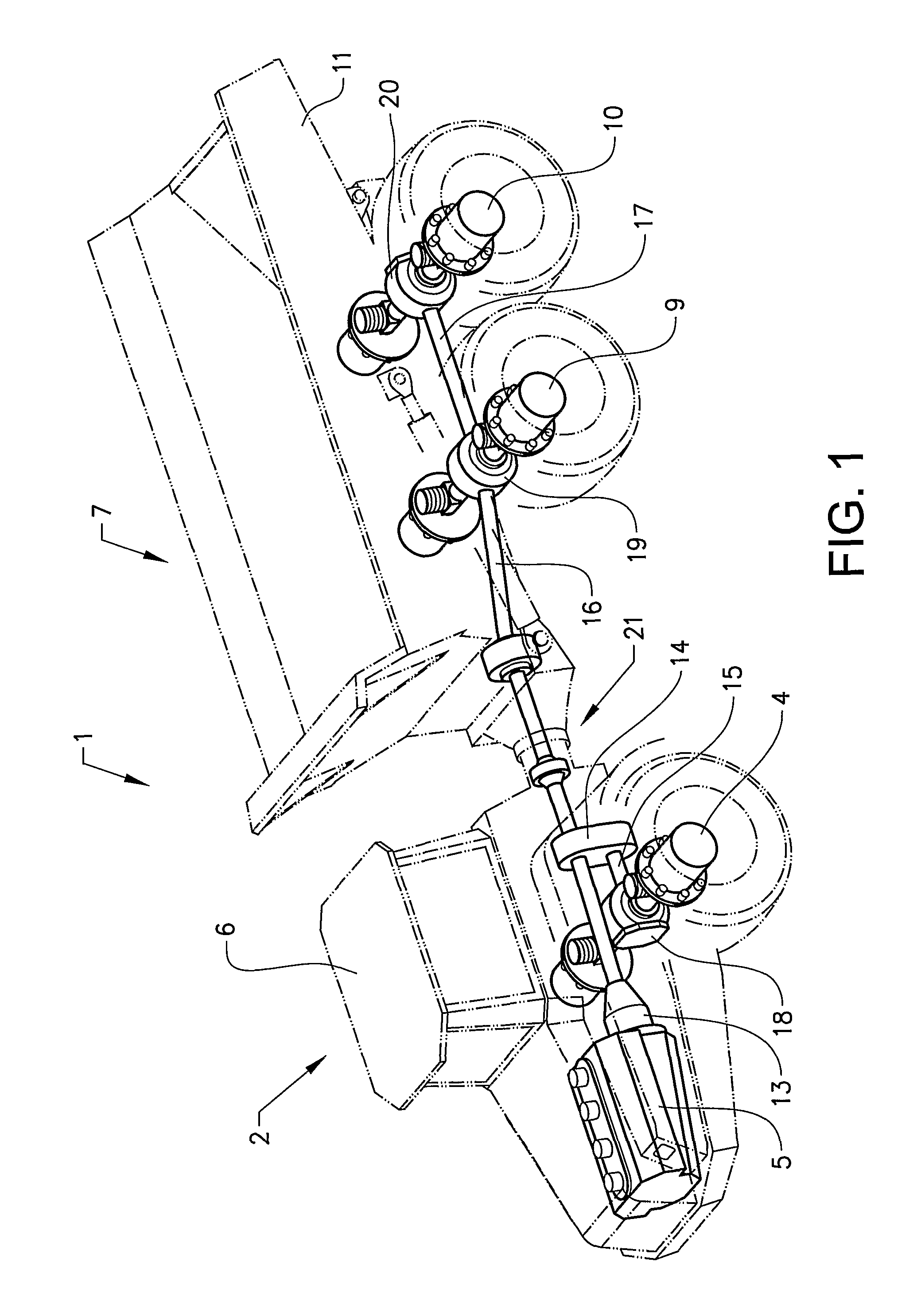 Method and an arrangement for preventing overturning a dump vehicle