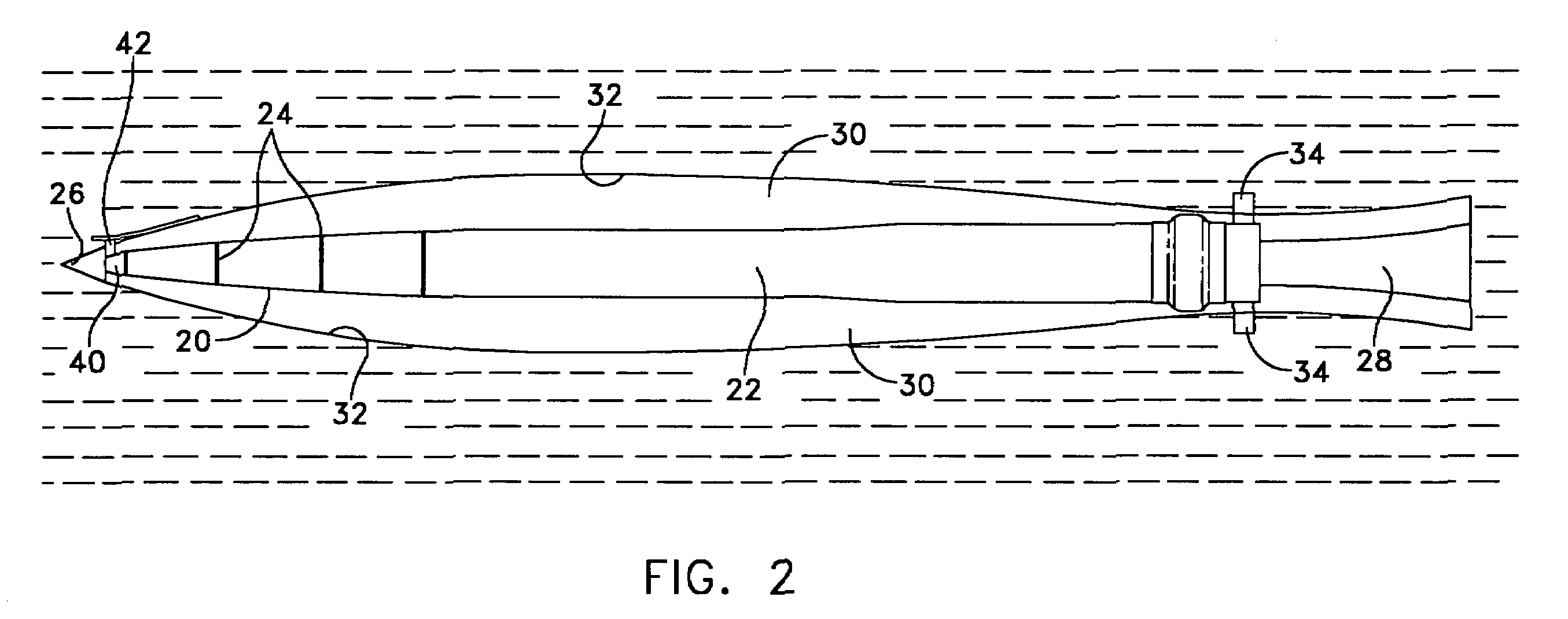 Assembly and method for determining speed of a supercavitating underwater vehicle