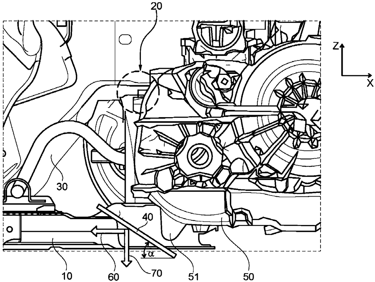 Chassis device for motor vehicle