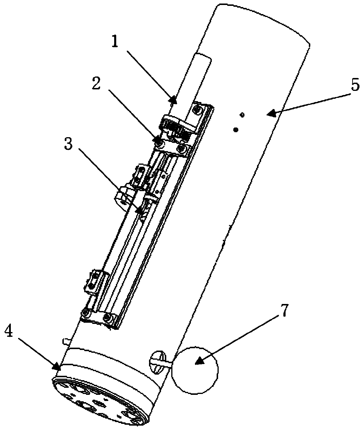 Drilling mechanism for small celestial body star catalogue