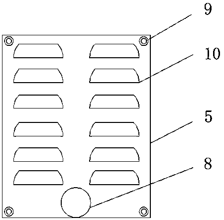 Monitoring camera with radiating function