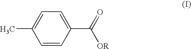 MANUFACTURE AND USE OF ALKYL p-TOLUATES