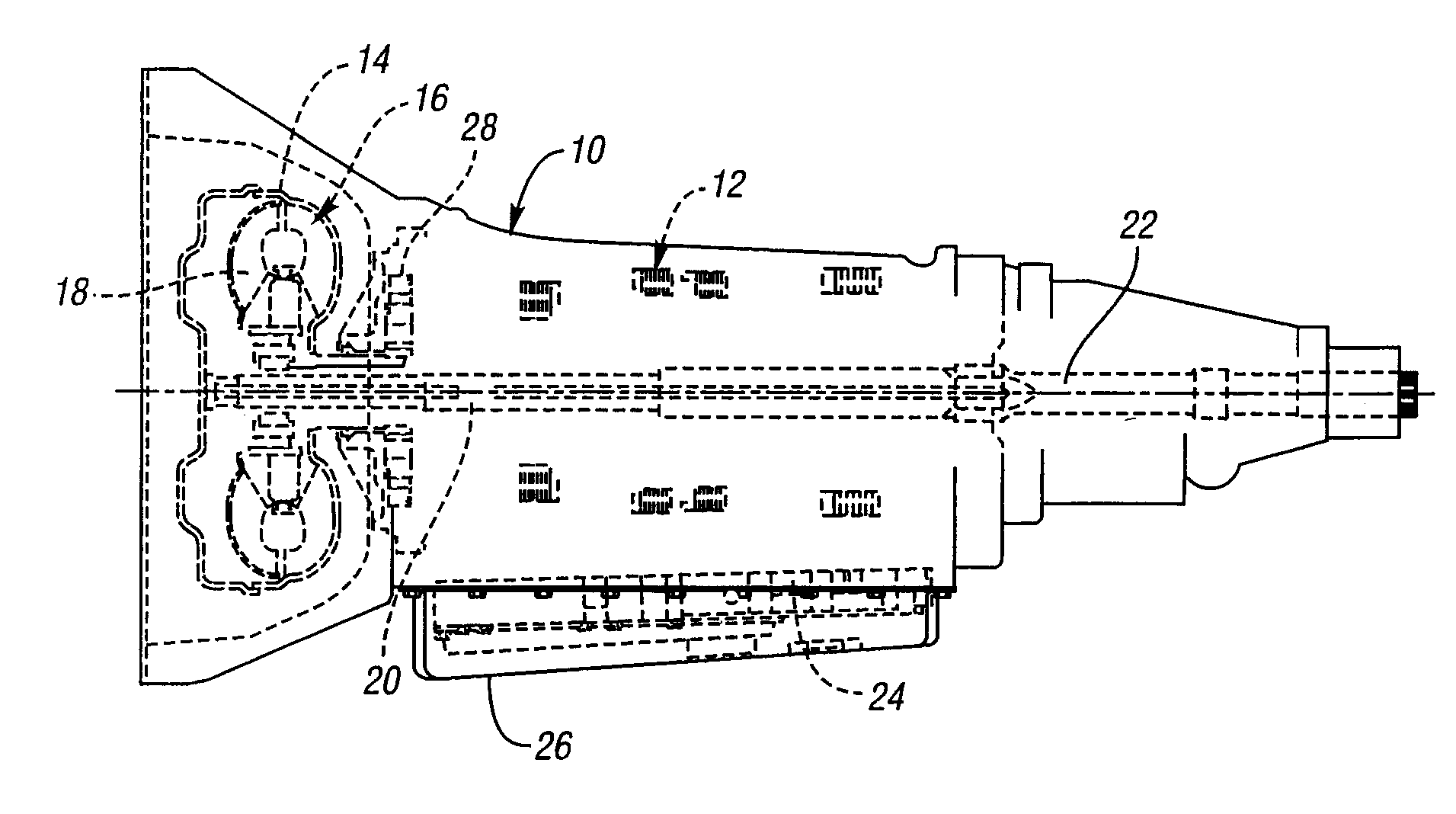 Externally serviceable transmission sump fill pipe and drain port assembly