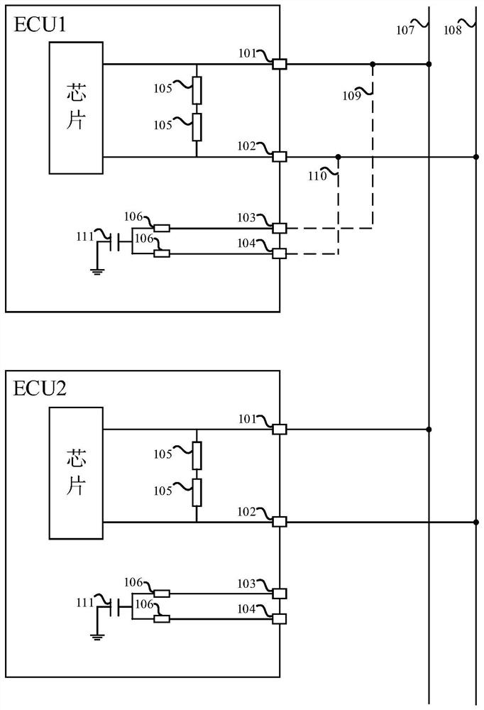 Communication system and vehicle based on double-ECU joint control