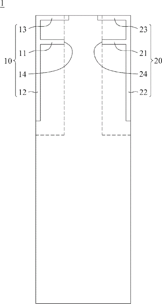 Meander slot antenna structure and antenna module utilizing the same