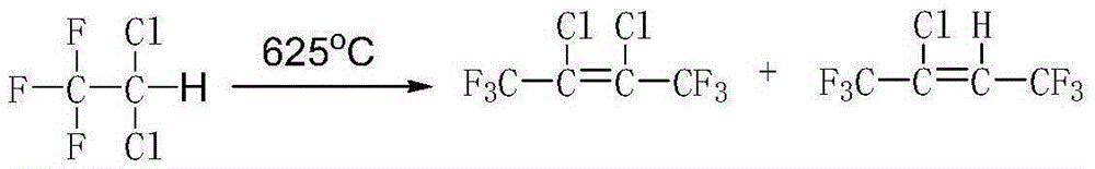 A kind of preparation method of 2-chloro-1,1,1,4,4,4-hexafluoro-2-butene
