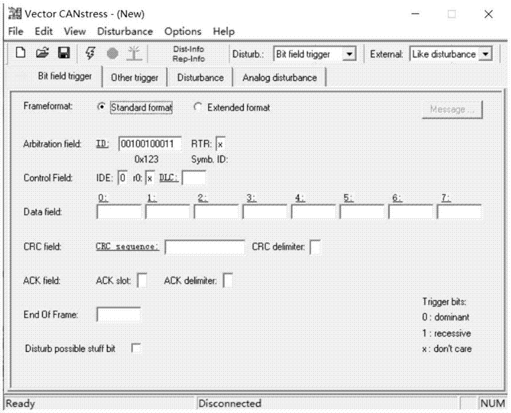 Bus_Off fault testing system and testing method