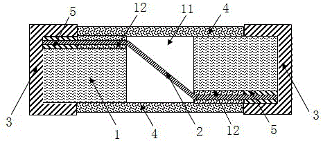 A chip type protection element and its mass production method
