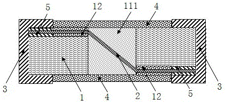 A chip type protection element and its mass production method