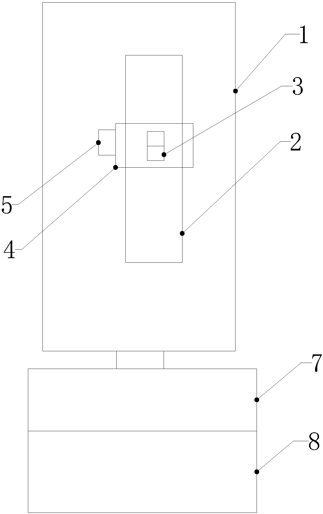 Leveler laser detector