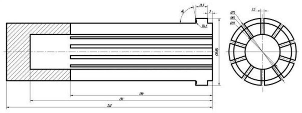 Unconventional oil and gas reservoir horizontal well fracturing elastic piece tool structure optimization method