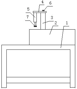 Positioning device for woodworking trepanning machine