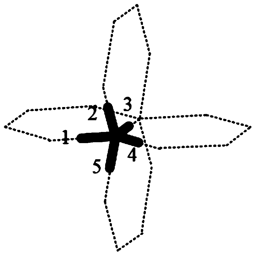 A two-way regular hexagonal grid structure and its construction method