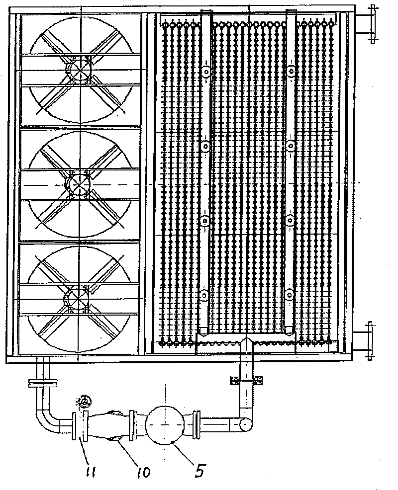 Self-bearing detachable plate-type evaporation air cooler with down-streaming air and spray water