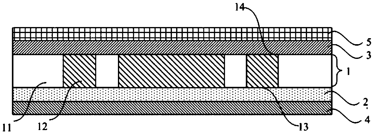 Peep-proof structure and display device