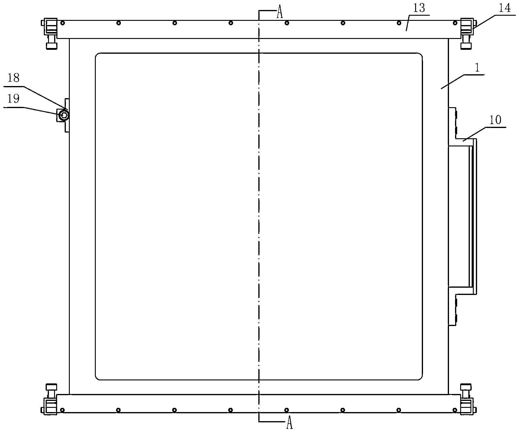 Fast assembly and disassembly mechanism for nonlinear large-aperture optical elements