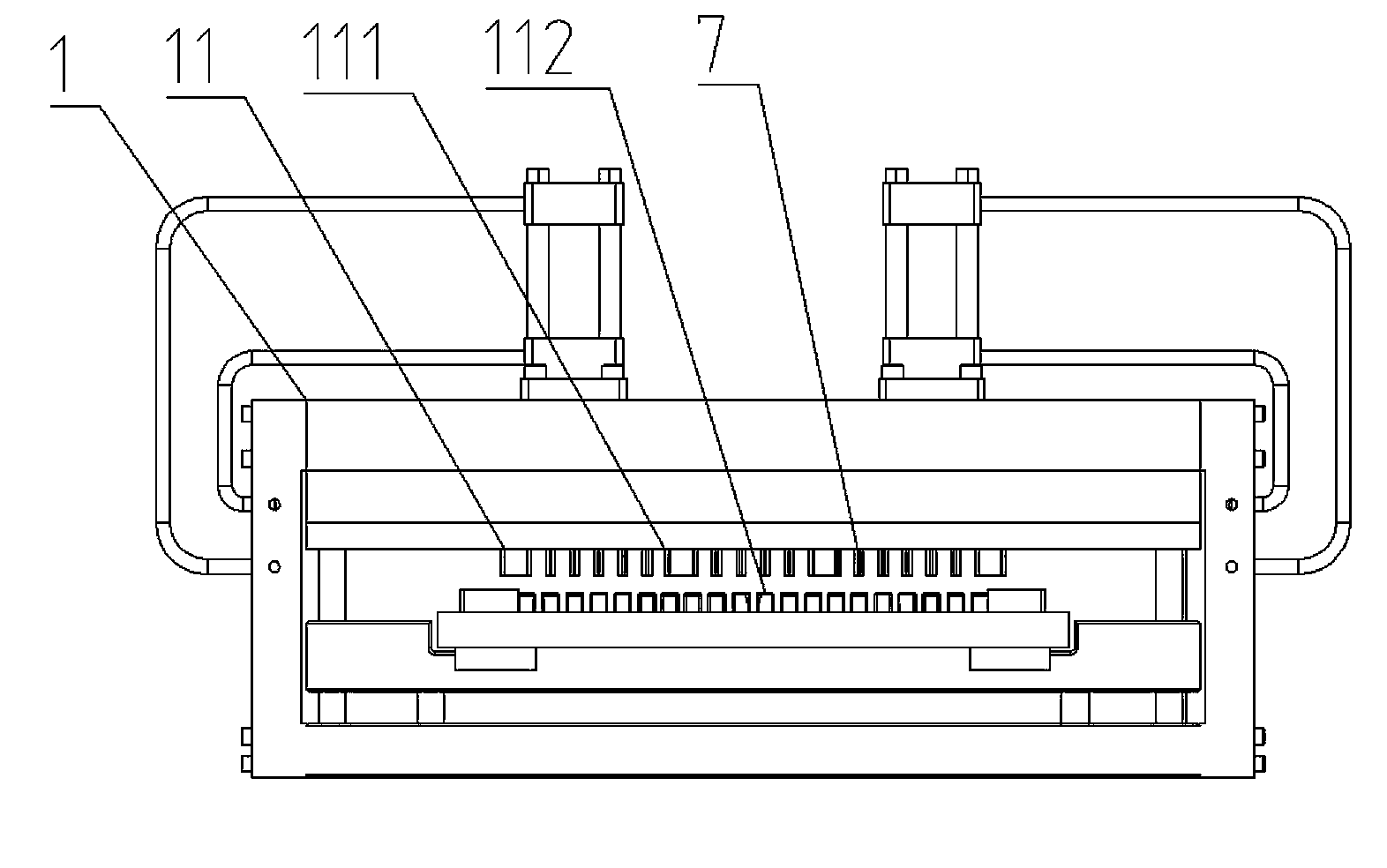 Grating punching machine