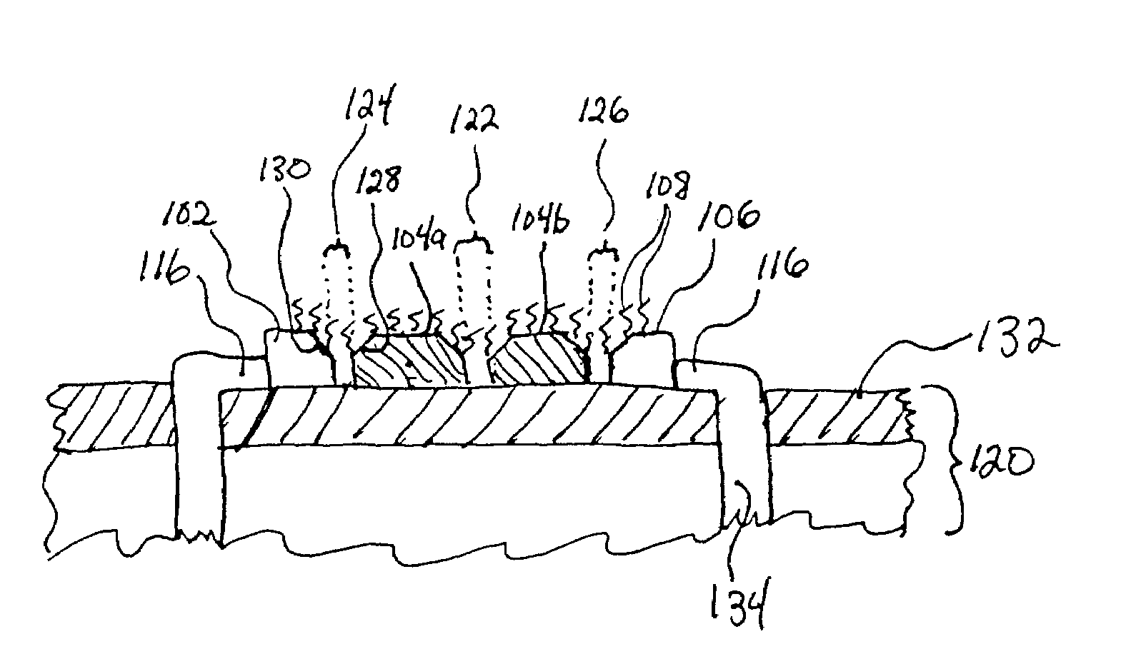 Electronically readable microarray with electronic addressing function