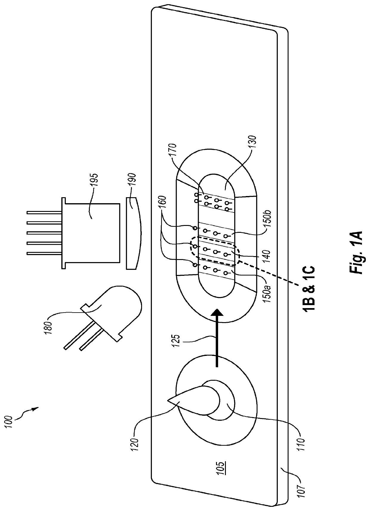 Device for performing an enzyme-based diagnostic test and methods for use thereof