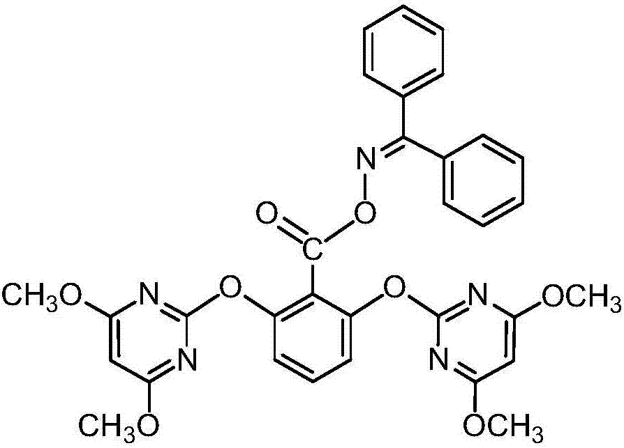Weeding composition containing pyribenzoxim