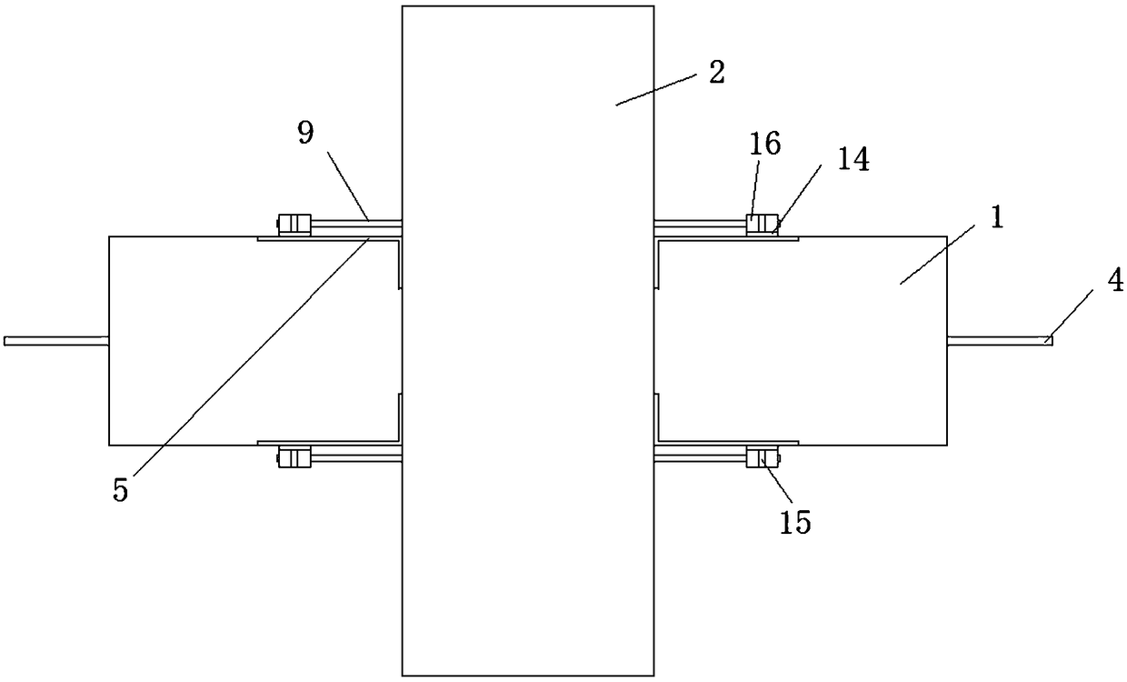Prefabricated energy dissipation and damping beam-column joint for prestressed concrete frame